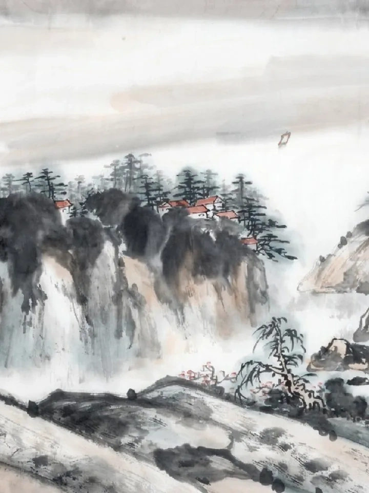 Chinese ink wash painting