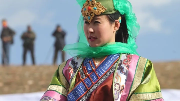 Mongolian traditional deel costume