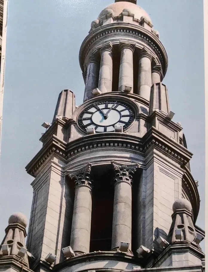The historic colonial-era buildings lining Shanghai's Bund waterfront, showcasing diverse architectural styles from the early 20th century