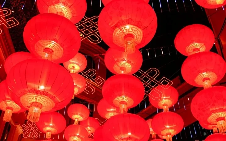 Chinese Spring Festival decorations